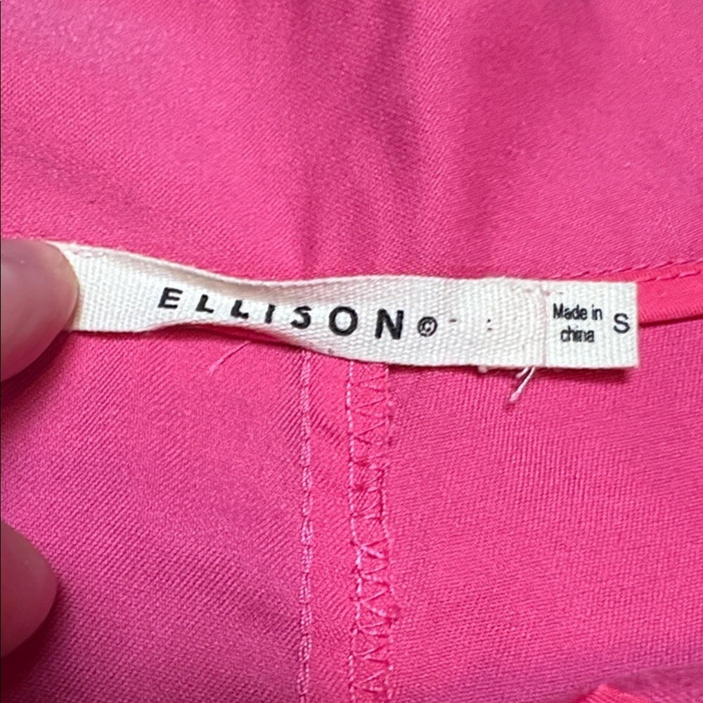 Ellison Hot Pink High Waist Flare Trousers Women’s S - Picture 2 of 14